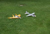 Ich fliege gern Schnell (links) und Laut (Rechts)